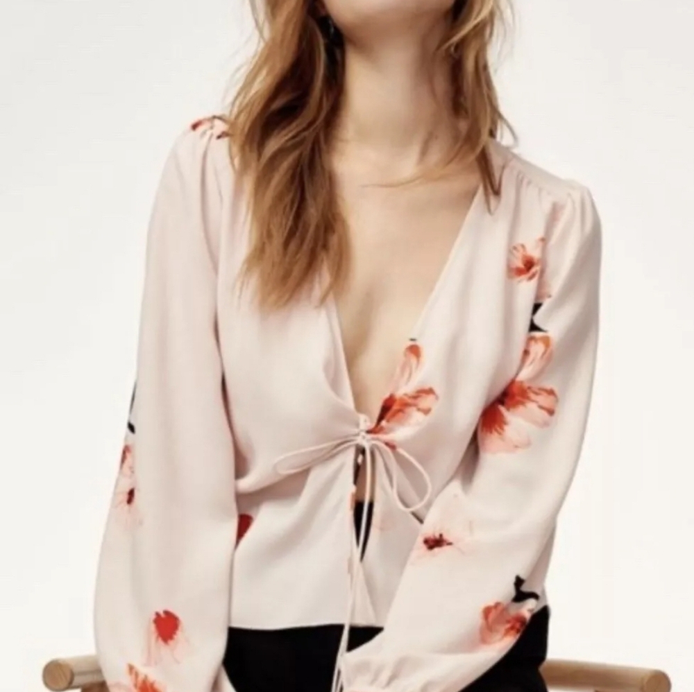Wilfred Floral Tia Blouse in xs NWOT